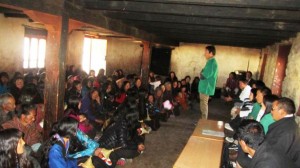 The orientation in progress