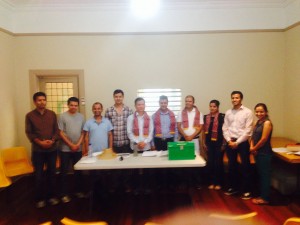 New and outgoing executive members along with the members of the election committee