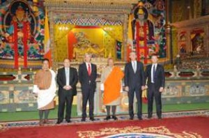 European Ambassadors with Speaker Jigme Zangpo