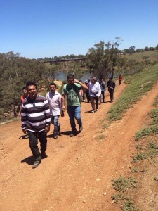 Community members went in groups in search of Kashi Adhikari. Photo: Facebook of Jeewan Sharma
