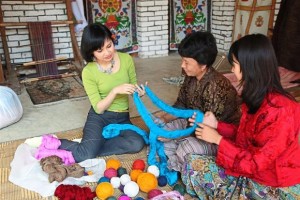 The weaving class