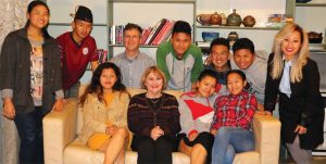 Robin Gurung and his family