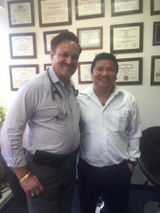 Mr Giri with Dr Romesh