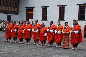The new cabinet members in photo session a year ago